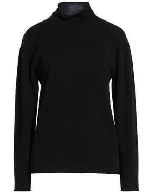 Lardini Turtleneck Wool, Cashmere - Black