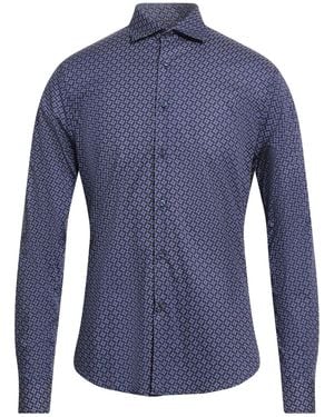 Avignon Midnight Shirt Cotton, Elastane - Blue