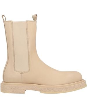 Officine Creative Cream Ankle Boots Leather - Natural