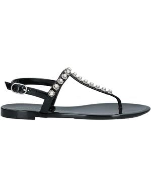 Stuart Weitzman Zehentrenner - Schwarz