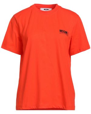 MSGM T-Shirt Cotton, Polyester - Red
