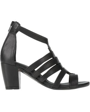 J-SAVE Sandals Leather - Black