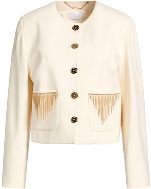 Clips More Jacket Viscose, Polyamide, Elastane - Natural