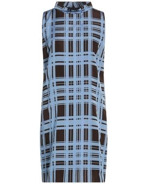 Niu Slate Mini Dress Acetate, Polyester - Blue
