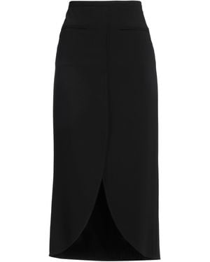 Courreges Midi Skirt Polyester, Polyurethane - Black