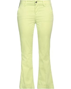 Liu Jo Military Trousers Cotton, Elastane - Yellow