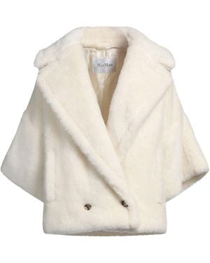 Max Mara Shearling- & Kunstfell - Natur