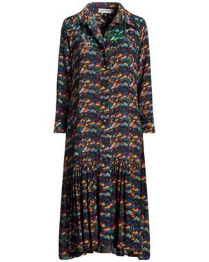 Jessie Western Midi Dress Silk - Black