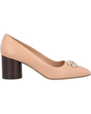 Ferragamo Court Shoes Leather - Natural