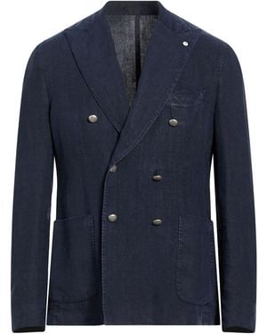 L.B.M. 1911 Blazer Linen - Blue