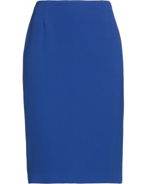 Clips Midi Skirt Polyester, Elastane - Blue