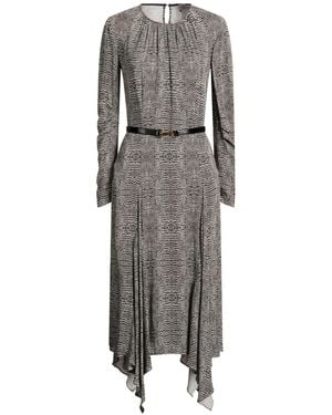 Elisabetta Franchi Midi Dress Viscose - Grey