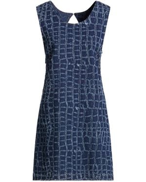 MSGM Mini Dress Cotton - Blue