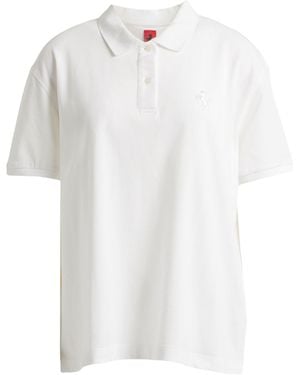 Ferrari Polo Shirt Organic Cotton, Elastane - White