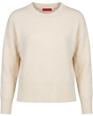 MAX&Co. Cream Jumper Wool, Polyamide - Brown