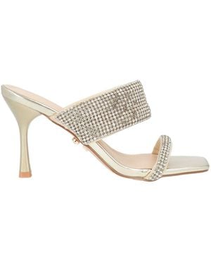 Twenty Four Haitch Sandals Textile Fibers - White