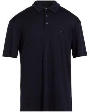 Giorgio Armani Polo Shirt Wool - Blue