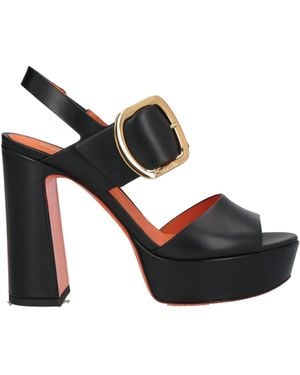 Santoni Sandals Leather - Black
