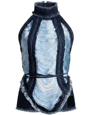 Off-White c/o Virgil Abloh Top Cotton, Polyester - Blue