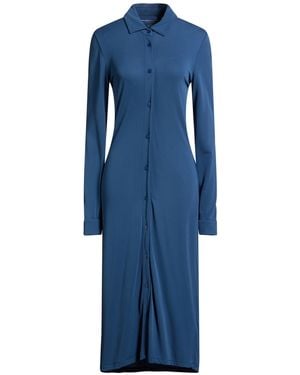 Majestic Filatures Midi Dress - Blue