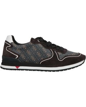 Guess Sneakers Leather, Synthetisches Material - Black