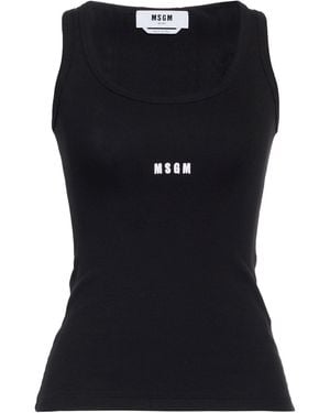 MSGM Tank Top - Black