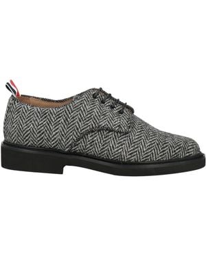 Thom Browne Lace-Up Shoes Textile Fibres - Grey