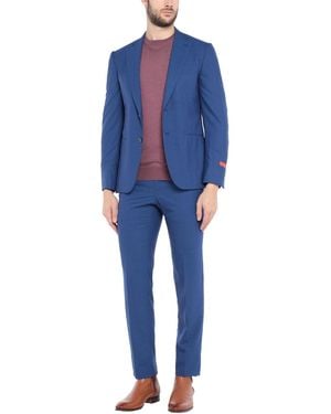 Isaia Suit Wool - Blue