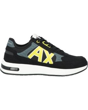 ARMANI EXCHANGE Trainers Polyester, Polyurethane, Thermoplastic Polyurethane - Green