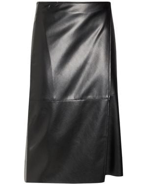 Kaos Midi Skirt Polyester, Polyurethane - Black