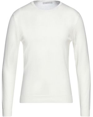 Vneck Sweater - White