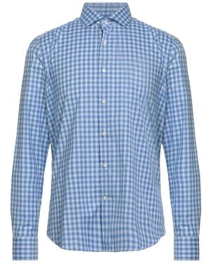 Savile Row Shirt Cotton - Blue