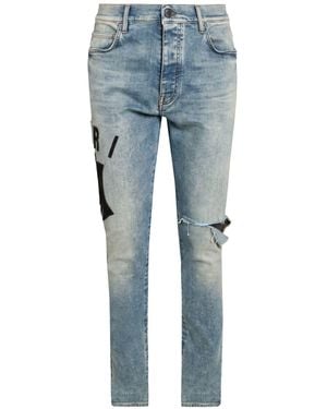 Amiri Jeans Cotton, Elastomultiester, Elastane, Polyester - Blue