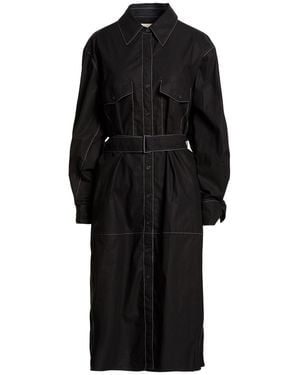 Maison Kitsuné Midi-Kleid - Schwarz