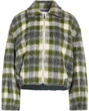 DES_PHEMMES Jacket Acrylic, Polyester, Wool, Alpaca Wool - Green