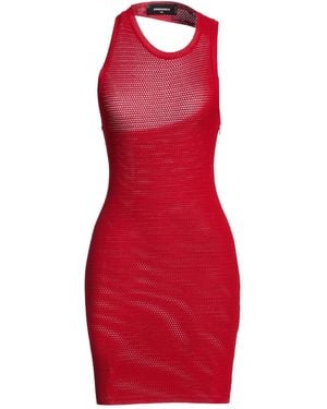 DSquared² Mini Dress Cotton - Red