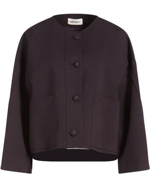 MEIMEIJ Jacket Viscose, Polyamide, Elastane, Acetate, Polyester - Blue