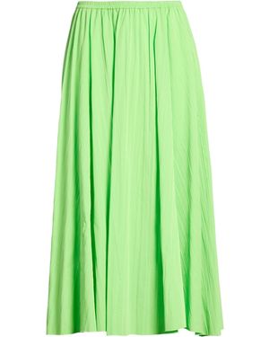 Jucca Lime Maxi Skirt Polyester, Cotton - Green