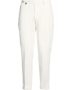Barbati Trousers Polyester, Viscose, Elastane - White