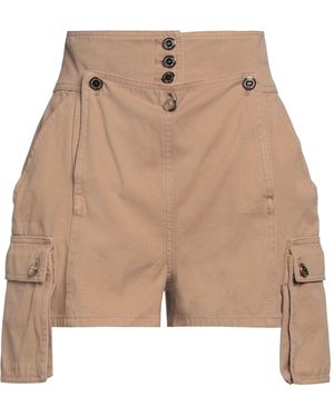 Elisabetta Franchi Shorts & Bermuda Shorts Cotton - Natural