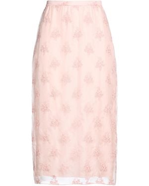 Erdem Blush Midi Skirt Silk, Polyester - Pink