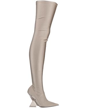 The Attico Boot Textile Fibers - White