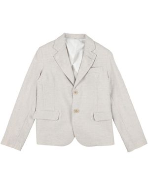 EMANUEL PRIS Blazer Cotton, Polyester - White