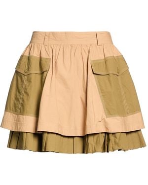 Ulla Johnson Military Mini Skirt Cotton - Natural