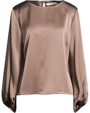 Annarita N. Taupe Top Polyester - Brown