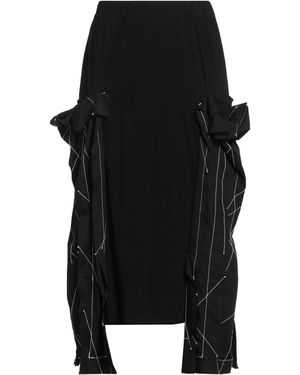 Yohji Yamamoto Midi Skirt - Black