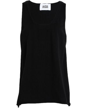 Alpha Studio Tank Top - Black
