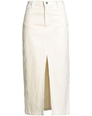 Rebel Queen Midi Skirts - White