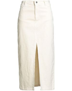 Rebel Queen Midi Skirts - White
