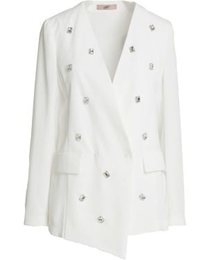 Carla G Blazer Polyester - White